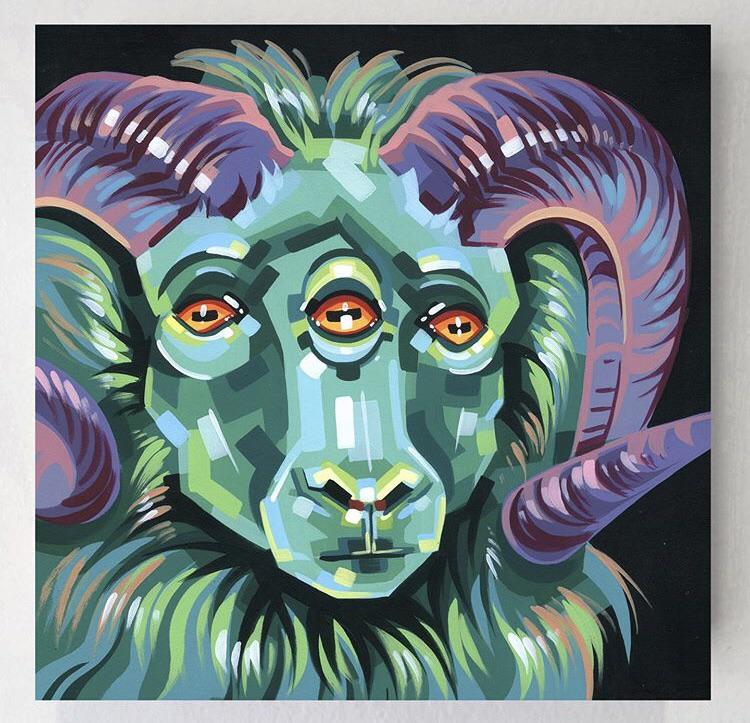 Painting with non blended colors